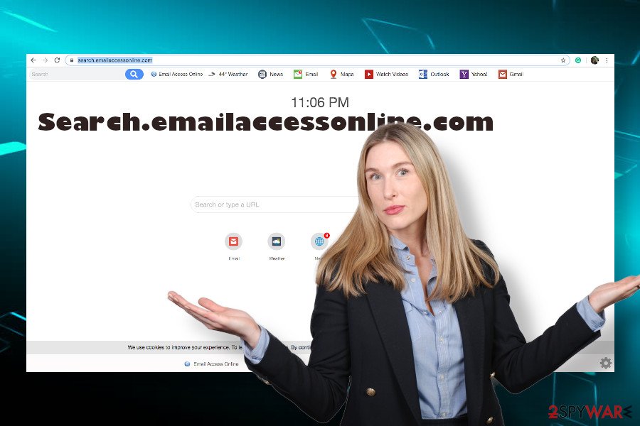 Search.emailaccessonline.com browser hijacker