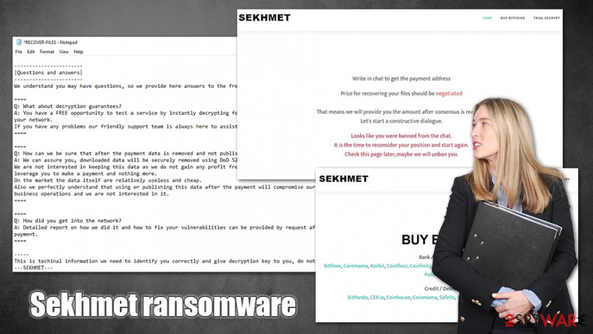 Sekhmet ransomware virus