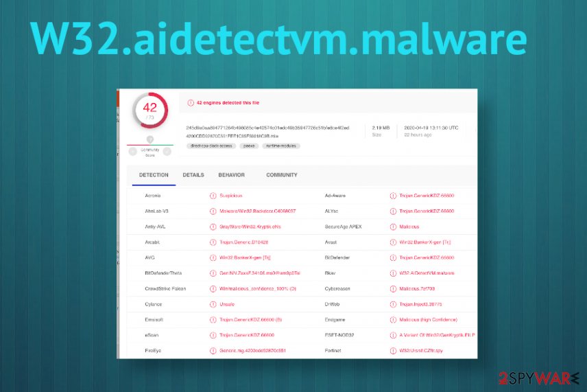 W32.aidetectvm.malware