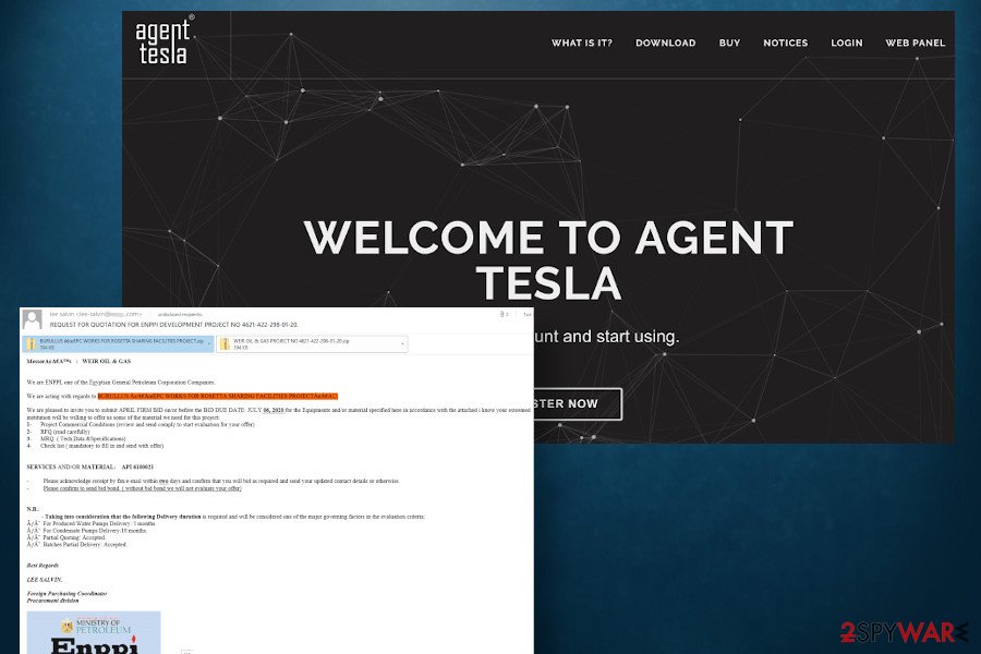 Agent Tesla virus