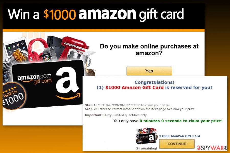 Image of Amazon Gift Card virus