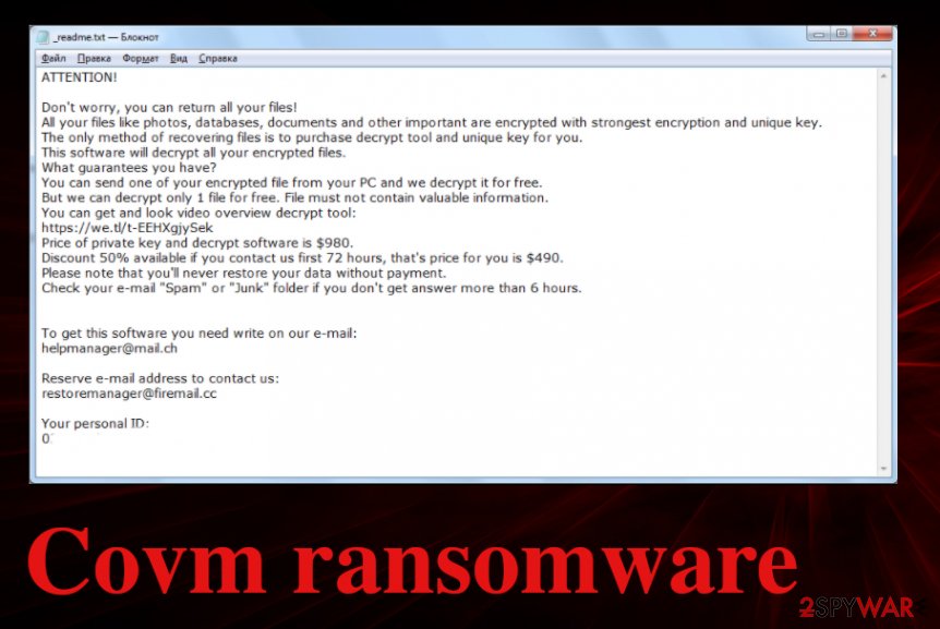 Covm ransomware
