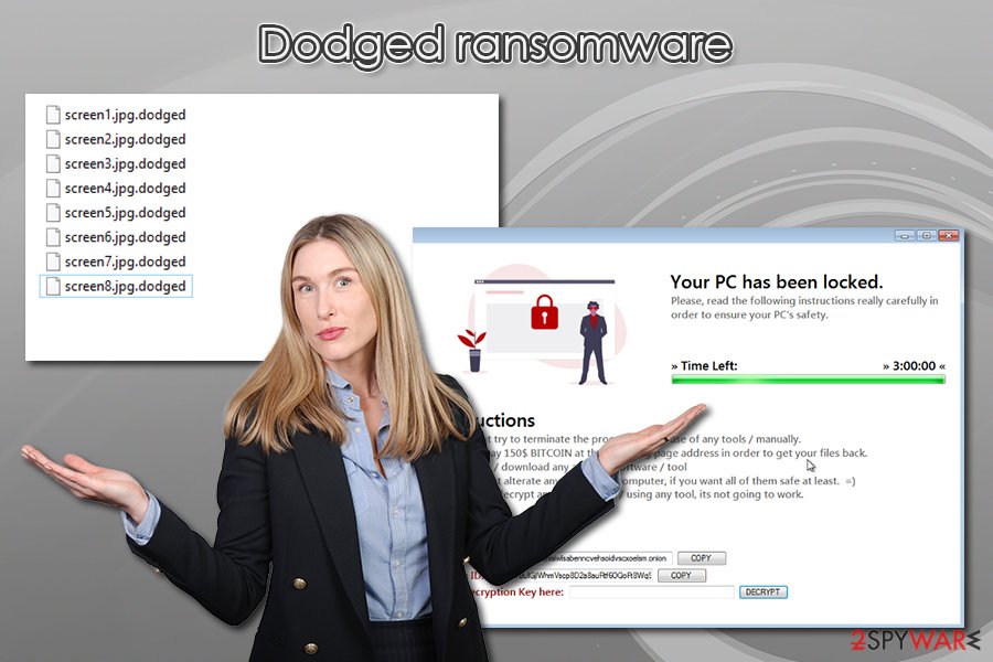 Dodged ransomware virus