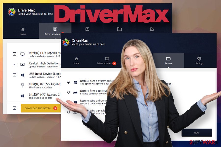 DriverMax updater