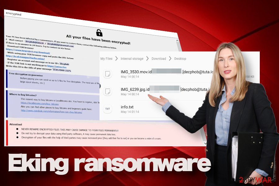 Eking ransomware virus