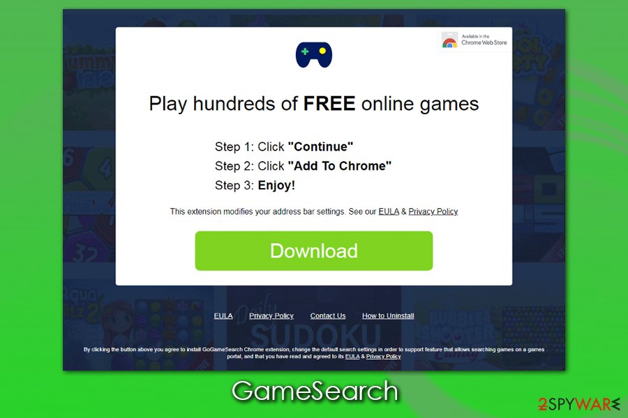 GameSearch ads