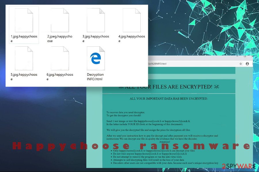 Happychoose locks most of the file types