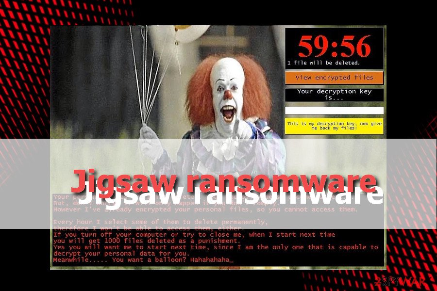 Jigsaw ransomware attacks Windows users