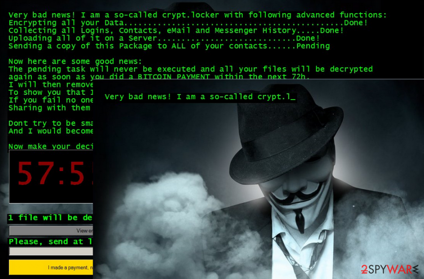 Jigsaw ransomware second variant