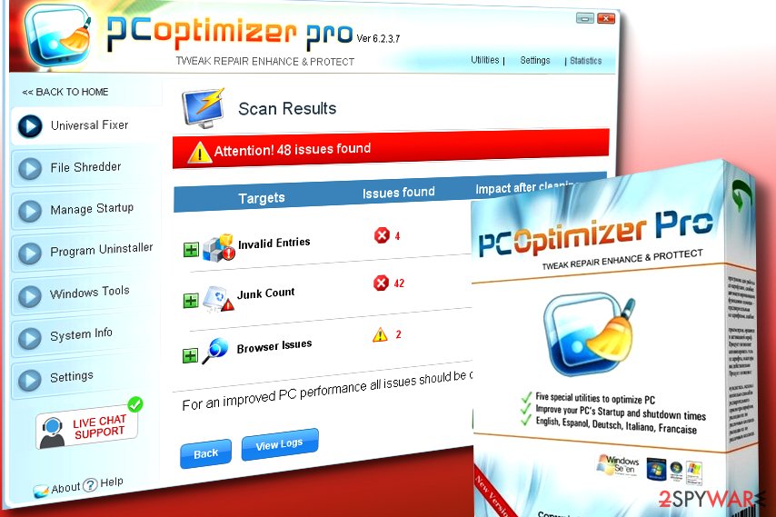 PC Optimizer Pro virus