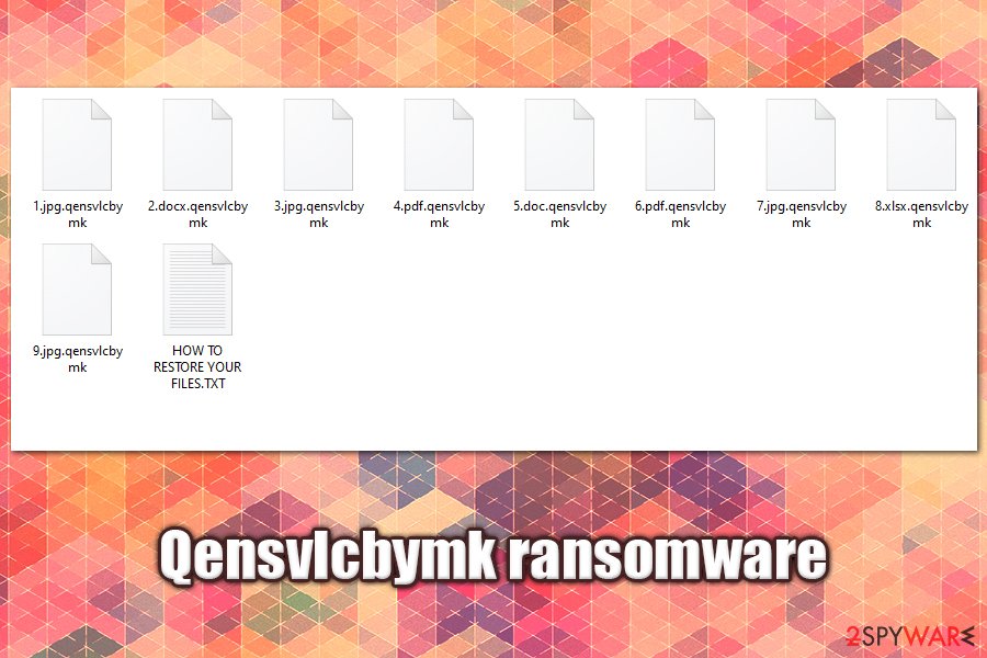 Qensvlcbymk ransomware encrypted files