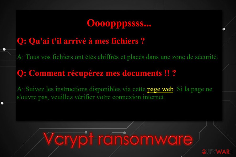 Vcrypt ransomware