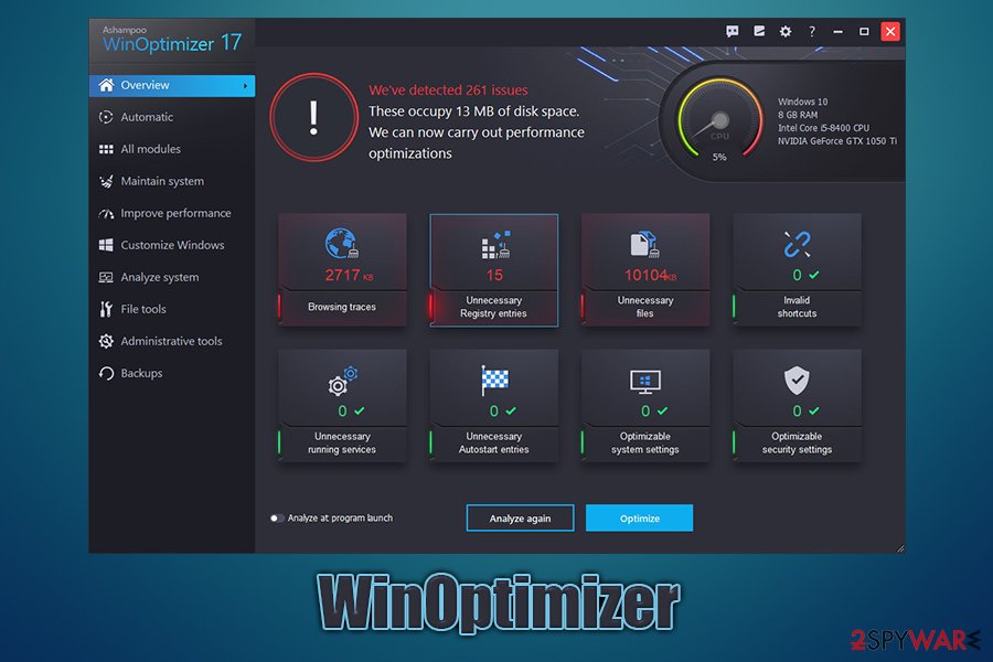 WinOptimizer