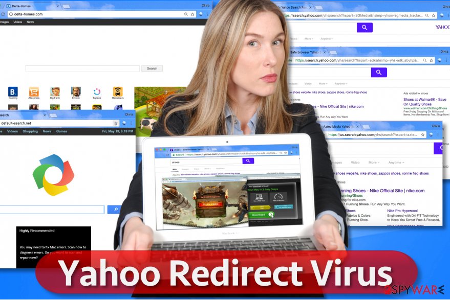 Yahoo redirect virus