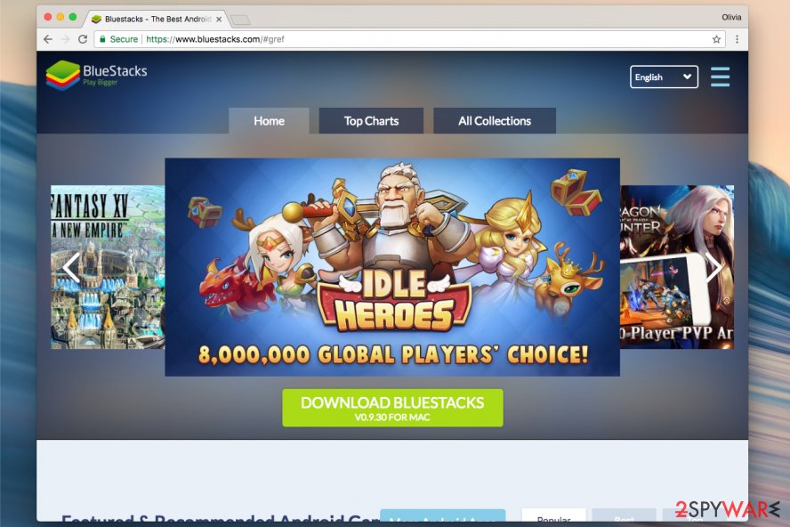 BlueStacks official website