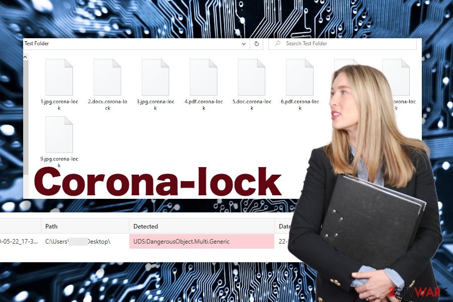 Corona-lock ransomware virus