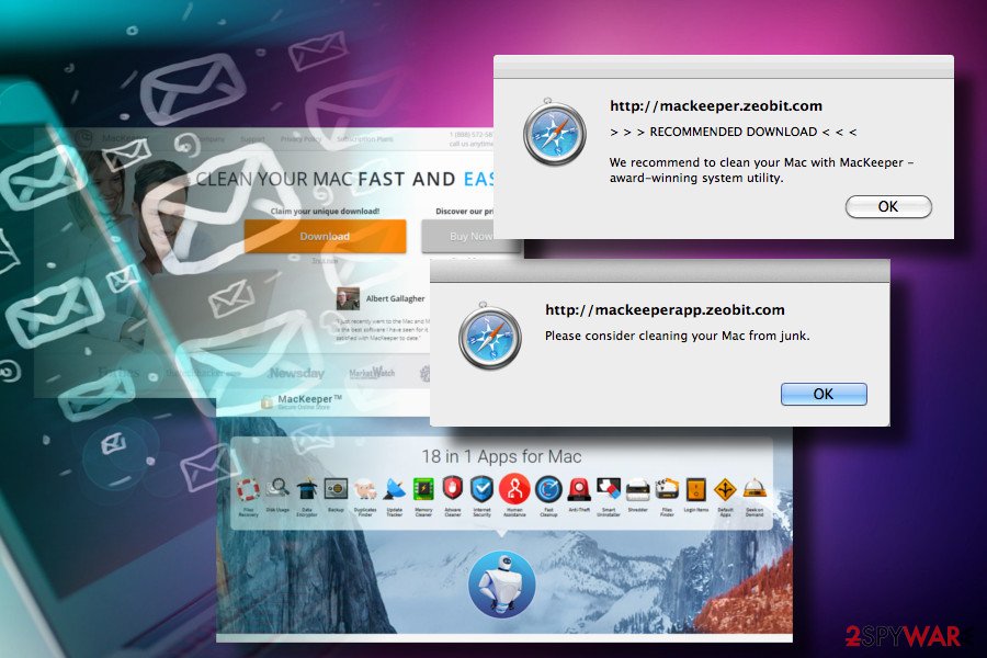 MacKeeper popups