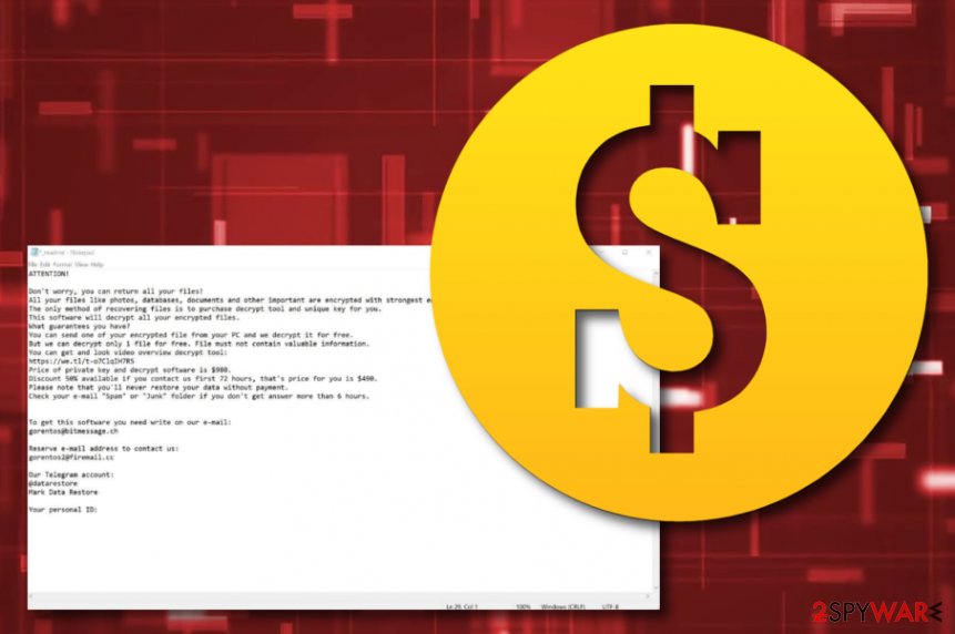 Masodas ransomware virus