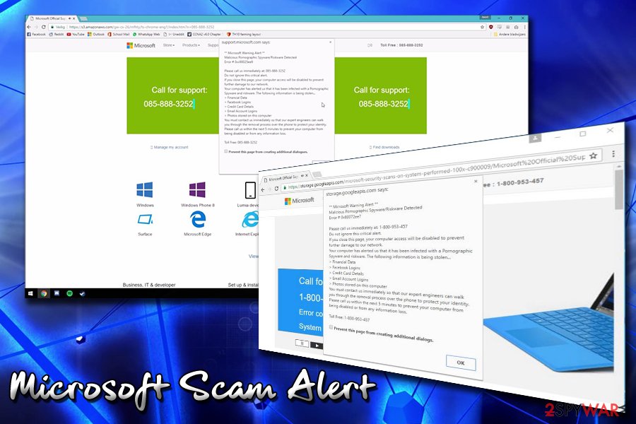 Microsoft scam alert