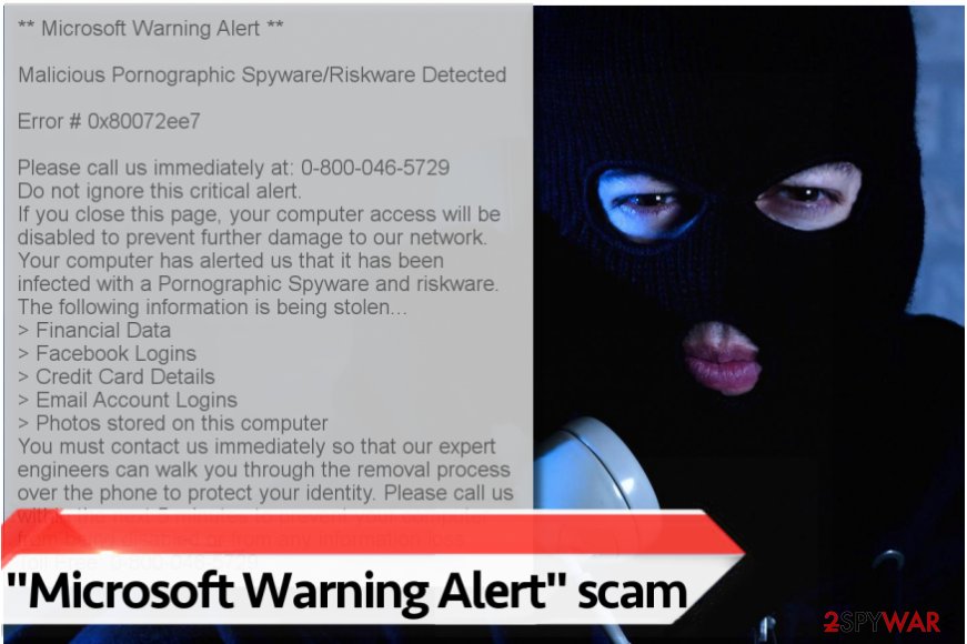 Microsoft Warning Alert virus
