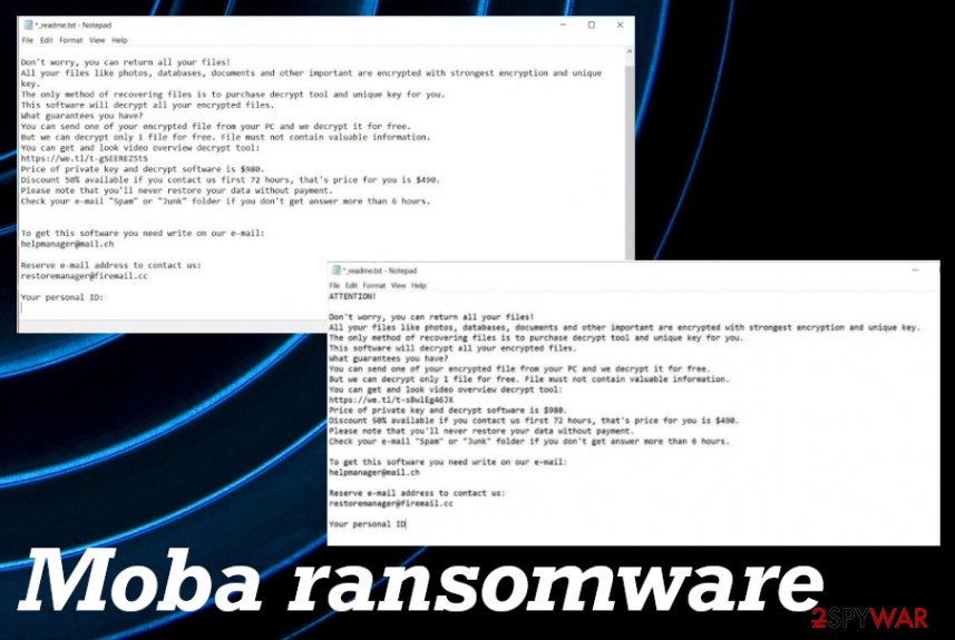 Moba ransomware