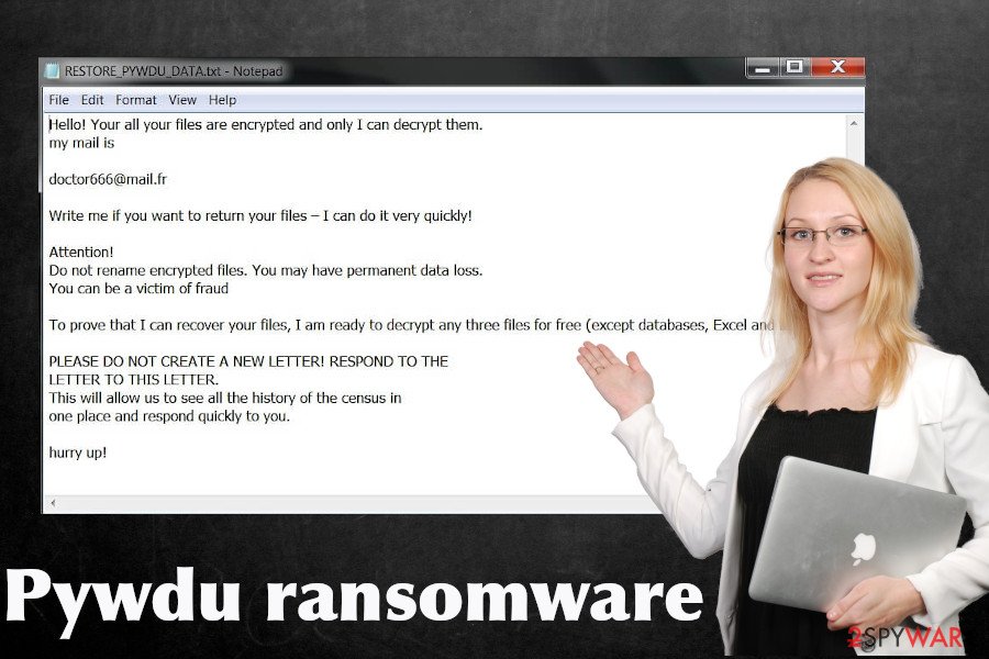 Pywdu ransomware