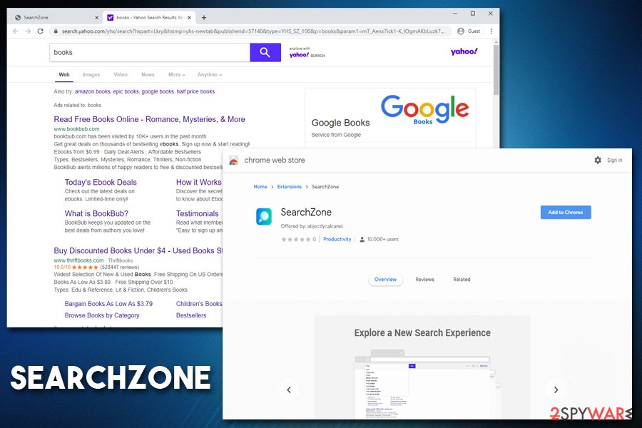 SearchZone potentially unwanted app