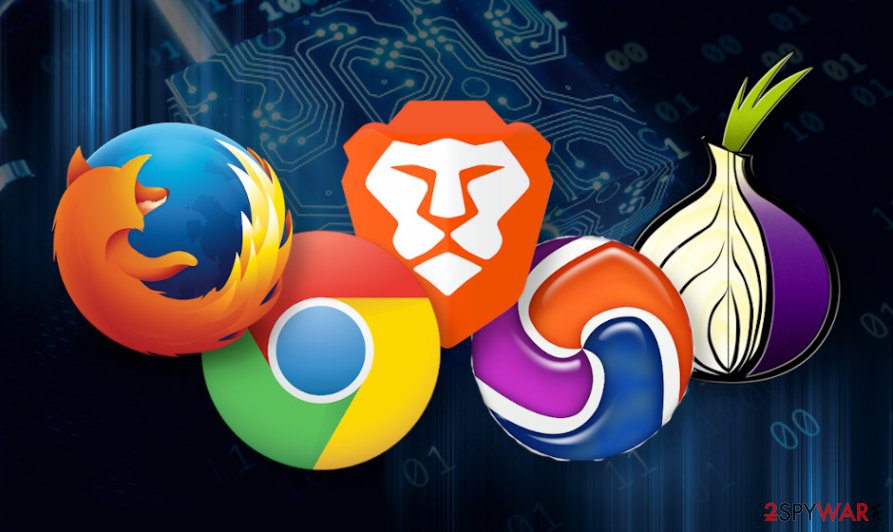 The browsers aiming at privacy protection and online security