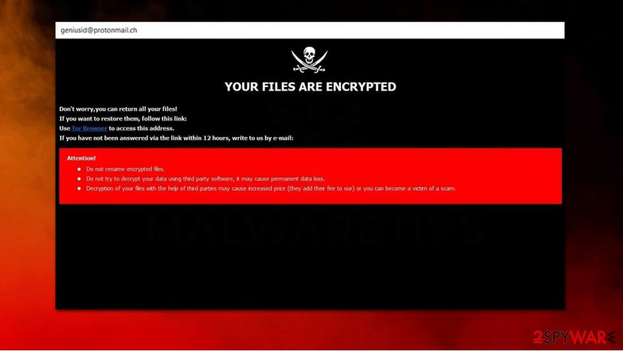GNS ransomware