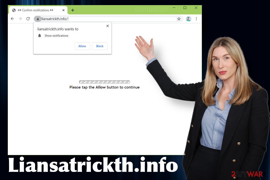 Liansatrickth.info redirect virus