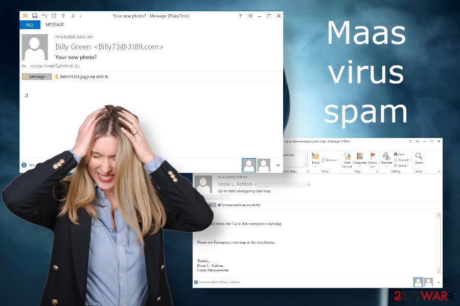 Maas virus spam email