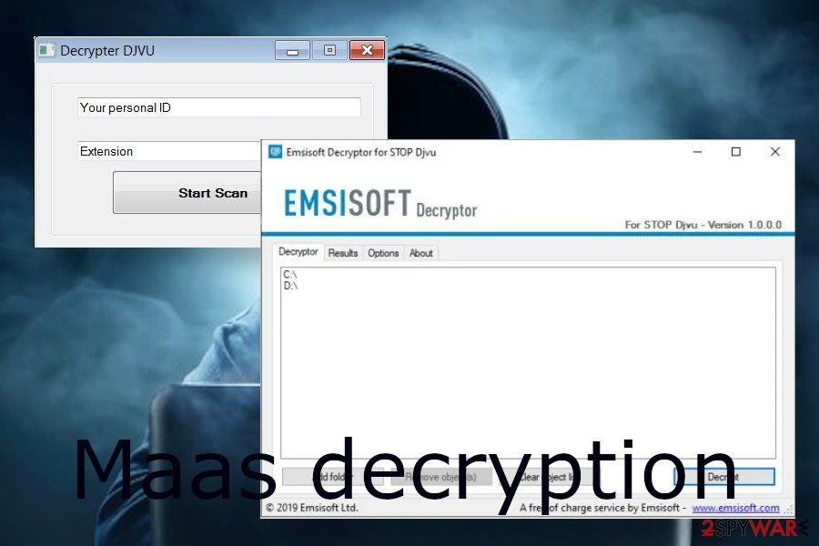 Maas files decryption