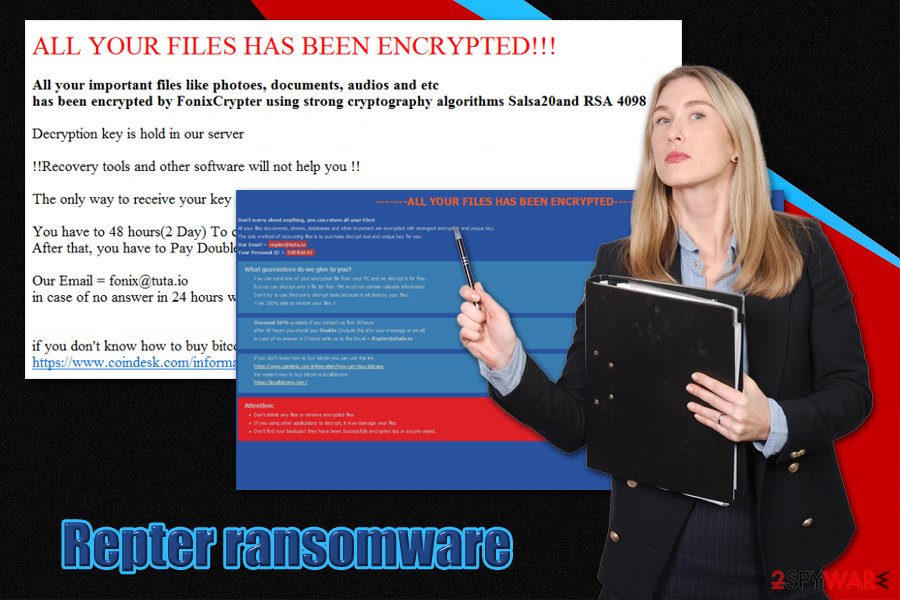 Repter ransomware virus