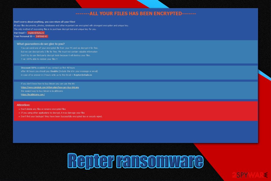 Repter ransomware