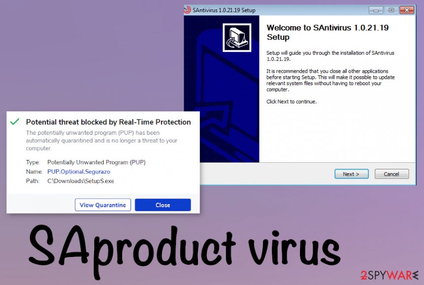SAproduct virus