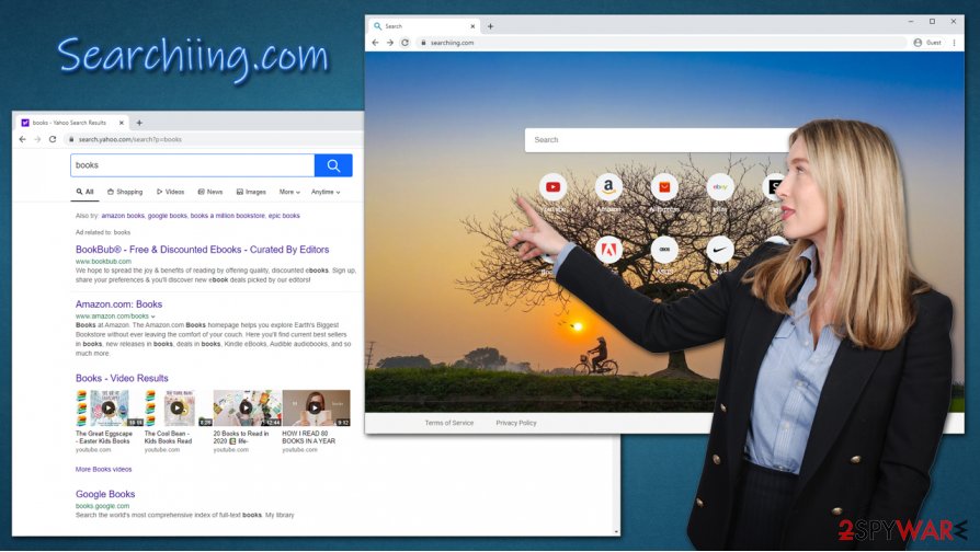 Searchiing.com browser hijacker