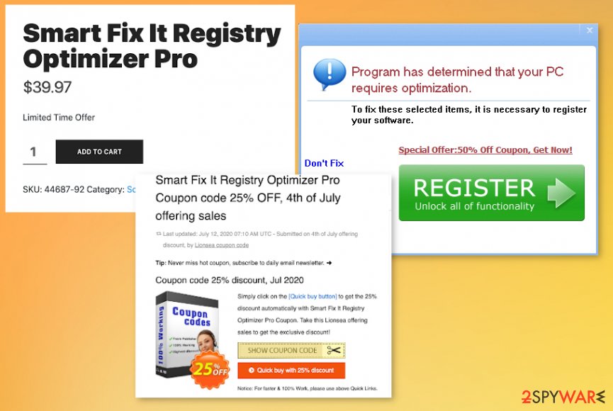 Smart Fix It Registry Optimizer Pro virus