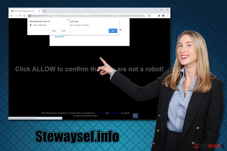 Stewaysef.info push notifications