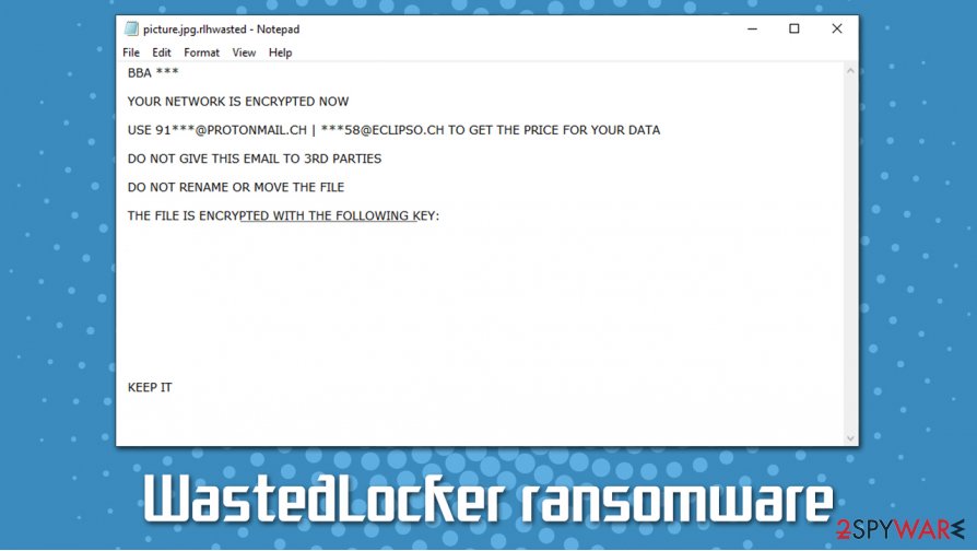 WastedLocker ransomware