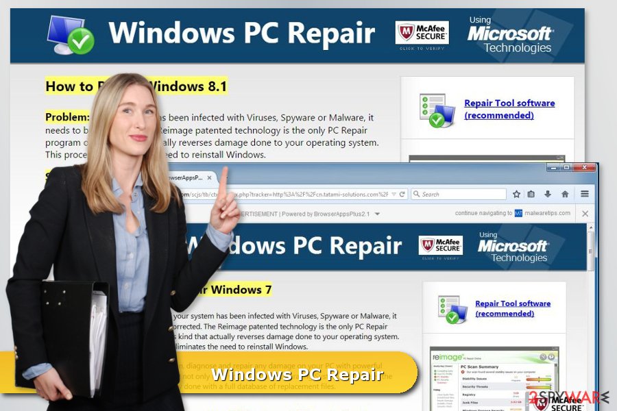 Windows PC Repair virus