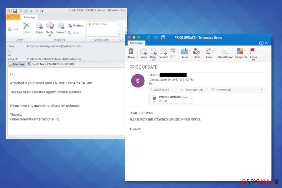 Zbw ransomware spreads via spam